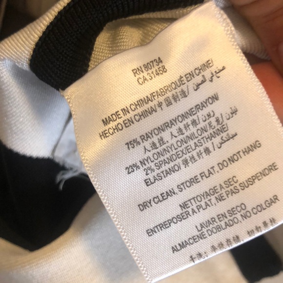 Herve leger Black White Band Dress - Picture 3 of 5